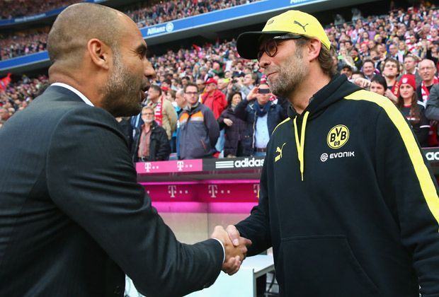 
                <strong>Klopp: Rekordtrainer beim BVB</strong><br>
                Zum 200. Liga-Duell mit dem BVB geht es ausgerechnet zu den Bayern. Doch die Spieler machen ihrem Chef ein Geschenk und schießen den Meister 2013/14 mit 3:0 in der Allianz Arena ab.
              