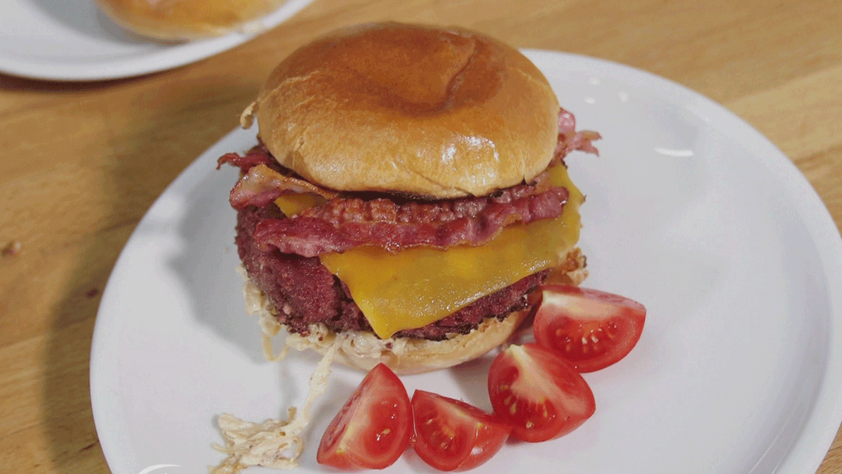 Dosenwurst Burger