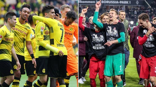 
                <strong>Dortmunder Leistungsdruck - Frankfurts Leichtigkeit</strong><br>
                Der Druck liegt bei Borussia Dortmund: In der Bundesliga hinter dem FC Bayern und Leipzig Dritter, wäre der Pokalsieg für den BVB ein versöhnlicher Saisonabschluss. Ein Niederlage würde die vierte Pokalfinal-Pleite in Folge bedeuten! Die Frankfurter Eintracht hingegen kann nur gewinnen.
              