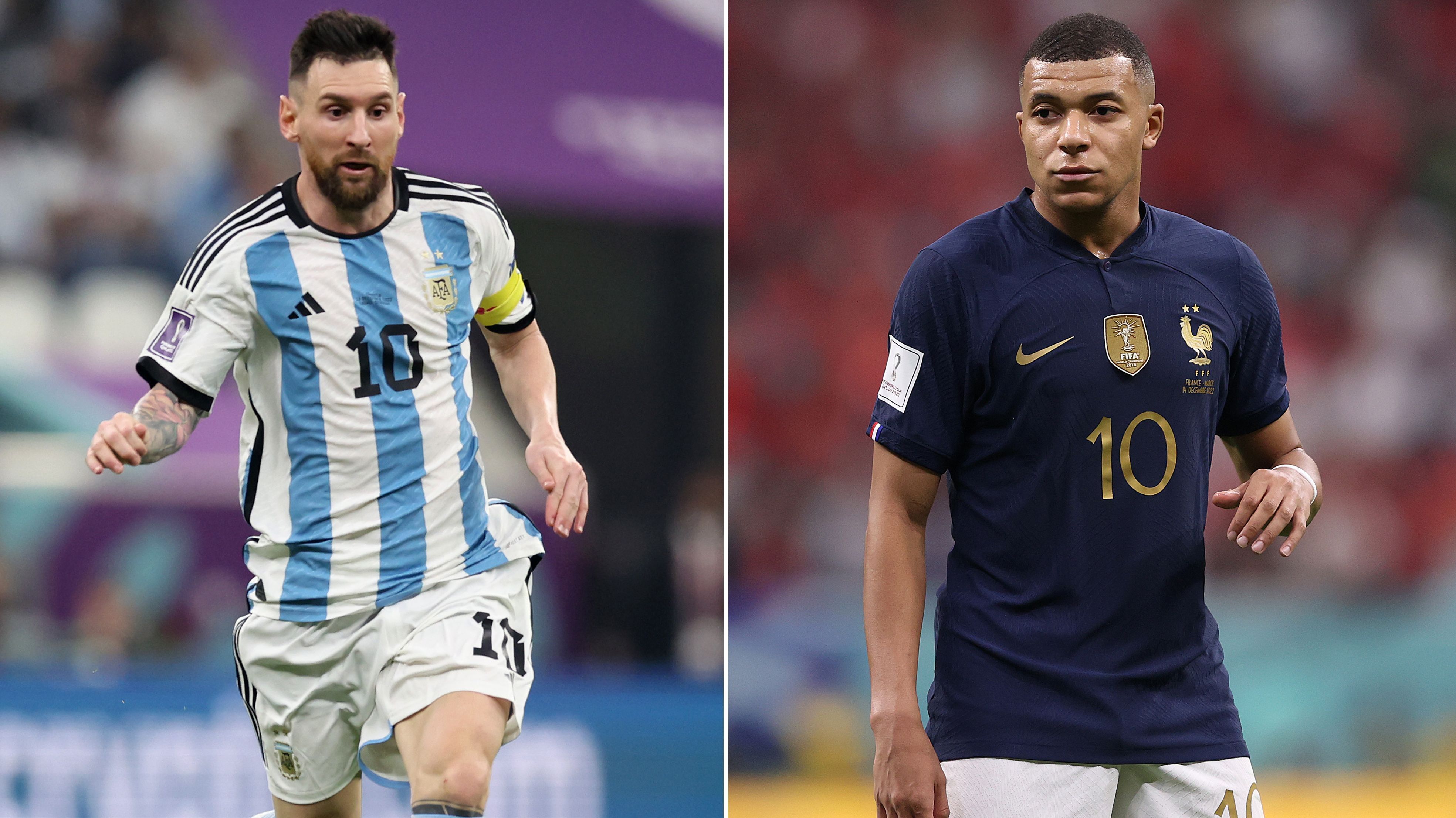 
                <strong>WM 2022: Finale Argentinien gegen Frankreich im Head to Head</strong><br>
                Frankreich will den Titel bei dieser WM verteidigen. Lionel Messi greift zum Ende seiner großen Karriere nach dem letzten großen Titel, der ihm noch fehlt. Und das auch noch ausgerechnet gegen seinen Mitspieler bei Paris Saint-Germain, Kylian Mbappe. Spannender könnte die Ausgangslage kaum sein. ran präsentiert das Head to Head vor dem großen Finale der Weltmeisterschaft in Katar.
              