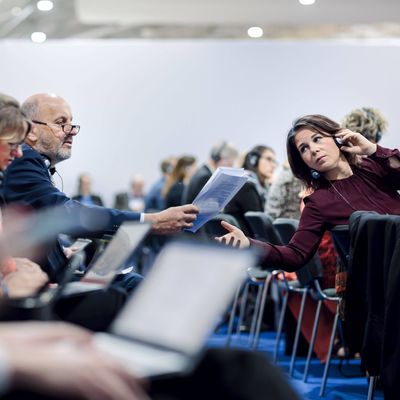 Annalena Baerbock bei der Weltklimakonferenz