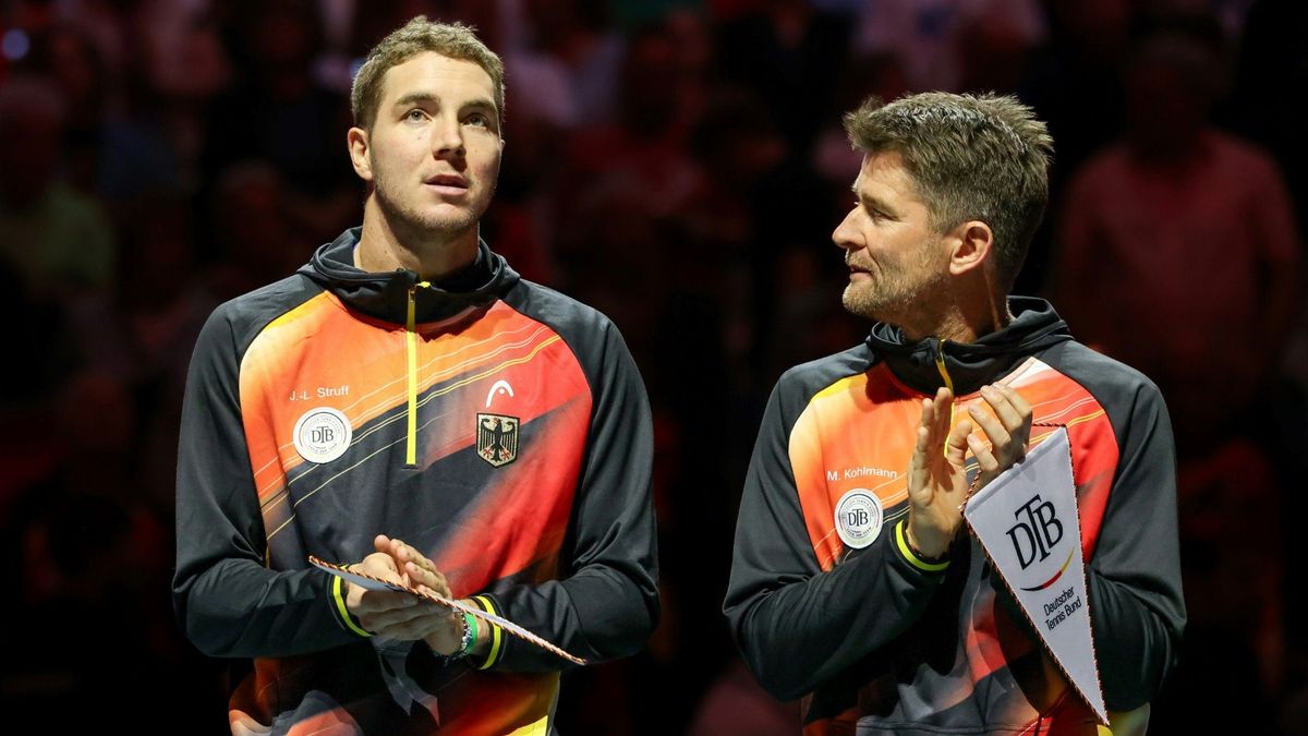 Jan-Lennard Struff (l.) und Michael Kohlmann