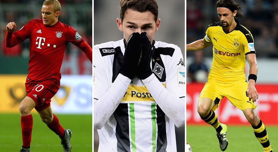 
                <strong>Die besten Bankdrücker der Bundesliga</strong><br>
                Viele Spieler sind mit großen Erwartungen in die Bundesliga-Saison gegangen - und wurden herbe enttäuscht! ran.de zeigt elf Spieler, die eigentlich zu gut für die Bank sind - und zusammen ein schlagkräftiges Team stellen würden.
              