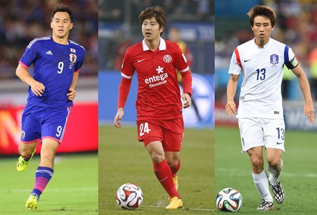 
                <strong>1. FSV Mainz 04: Okazaki (Japan), Park (Südkorea), Koo (Südkorea)</strong><br>
                Südkorea-Coach Uli Stielike nominiert gleich zwei Mainzer. Ja-Cheol Koo und Joo-Ho Park sind dabei! Auch Shinji Okazaki wird den Mainzern in der Vorbereitung fehlen. Er soll bei Titelverteidiger Japan für Torgefahr sorgen.
              