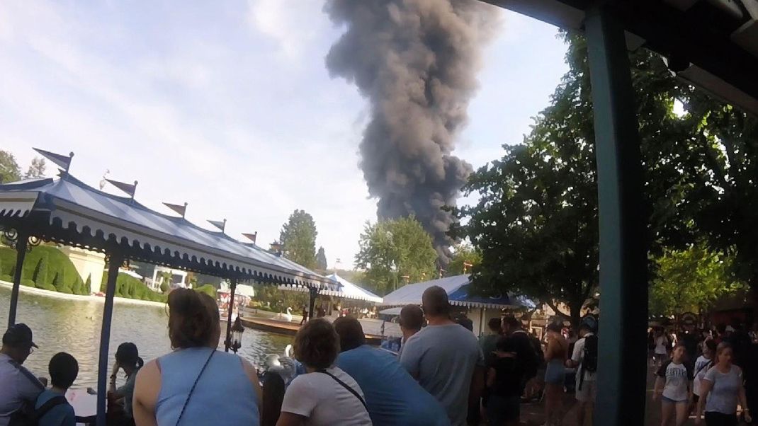 Im Europa-Park in Rust ist ein Brand ausgebrochen.