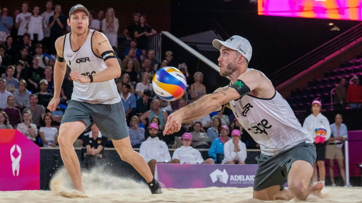 Ehlers (l.) und Wickler bei der WM in Australien