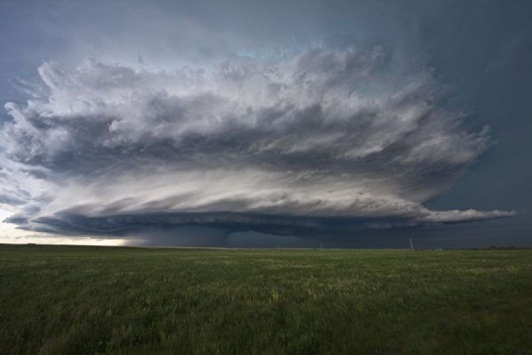 Unter den richtigen Bedingungen können sich Superzellen formen. Sie gelten als die "Mutterwolke" von Tornados.