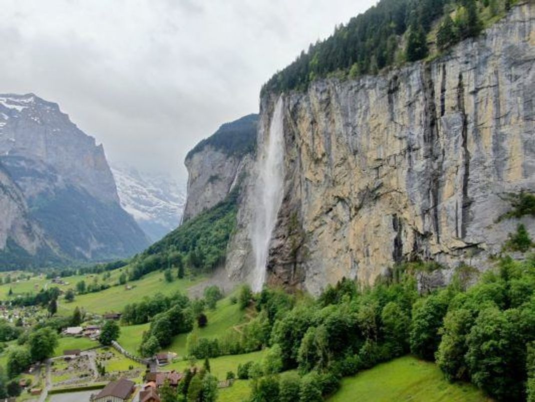 Das Tal in Lauterbrunnen.