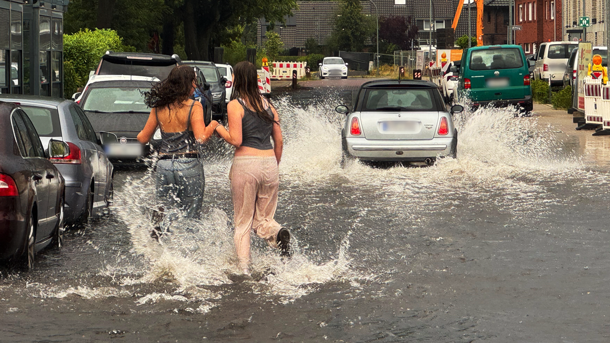 Unwetter nach Hitzewelle