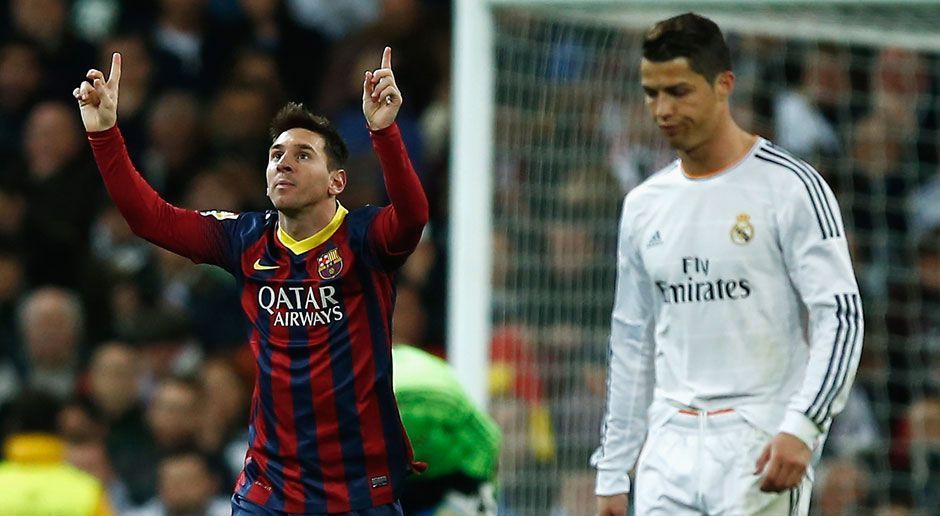 
                <strong>Torbeteiligung</strong><br>
                Torbeteiligungen: Allein an acht der letzten neun Barca-Treffer gegen den Erzrivalen aus Madrid war Lionel Messi beteiligt - fünf Tore schoss er selbst, drei Treffer bereitete er vor.
              