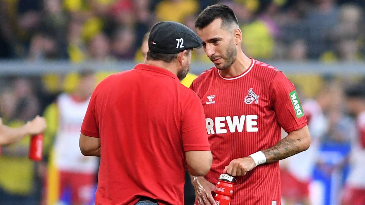 <strong>1. FC Köln</strong><br>Laut "Bild" gibt es in Köln eine lange Streichliste für den Januar. Darauf soll auch der Name von Sargis Adamyan (re.) stehen. Dimitrios Limnios, Noah Katterbach, Florian Dietz,&nbsp;Mathias Olesen und Dejan Ljubicic werden ebenfalls als Abgangskandidaten gehandelt. Im Gegenzug sollen ein Stürmer und Sechser kommen, um den Domstädtern zum Klassenerhalt zu verhelfen.&nbsp;