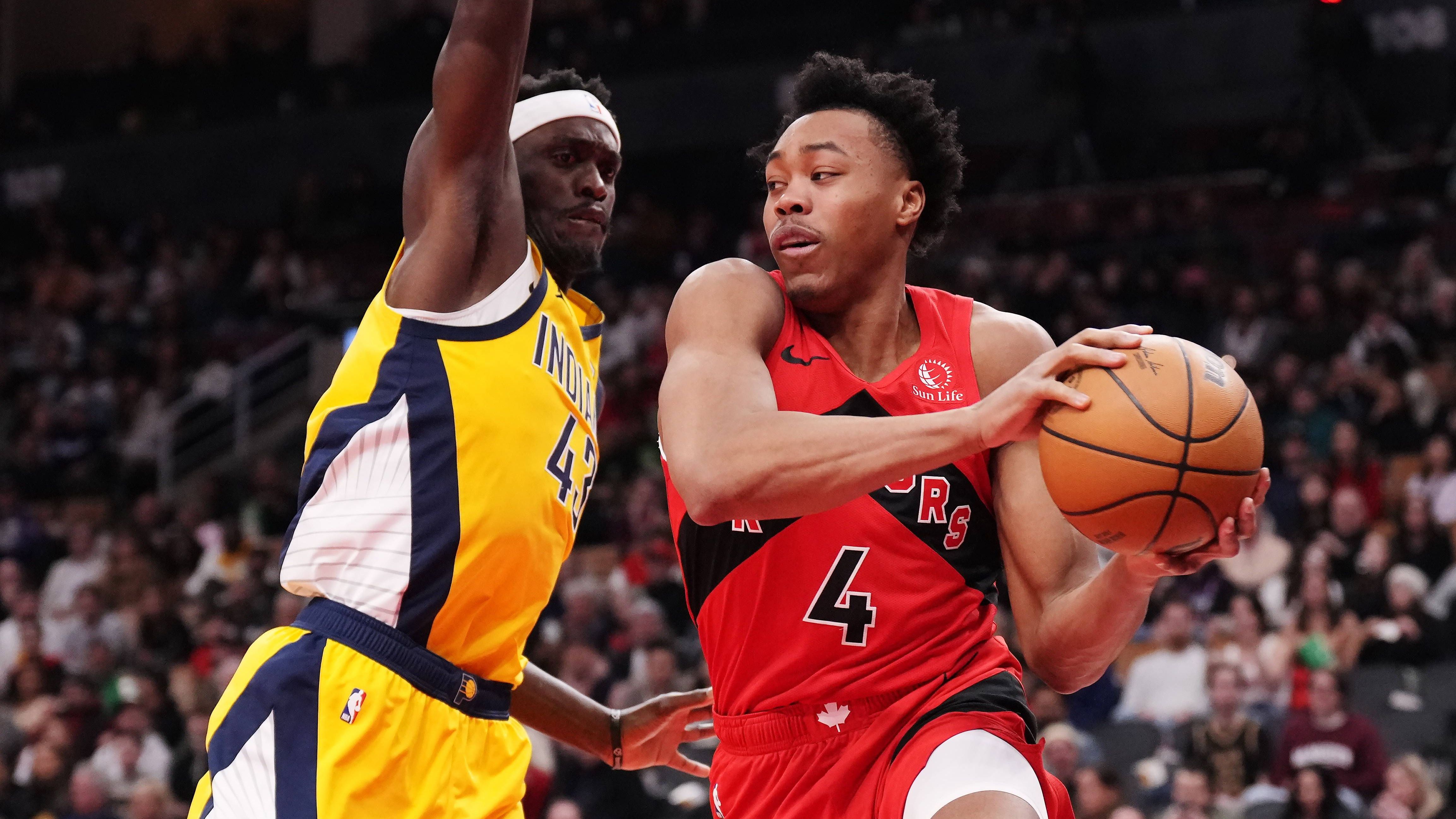 <strong>25. Toronto Raptors (zuvor Rang 25, 19:36) </strong><br>Es geht weiter bergab bei den Raptors. Das ist Toronto nach den ganzen Star-Abgängen allerdings auch absolut nachzusehen. Scottie Barnes wurde als All Star nachnominiert. Gegen die Cavs kam der letzte verbliebene Star der Raptors auf sein viertes Triple Double.