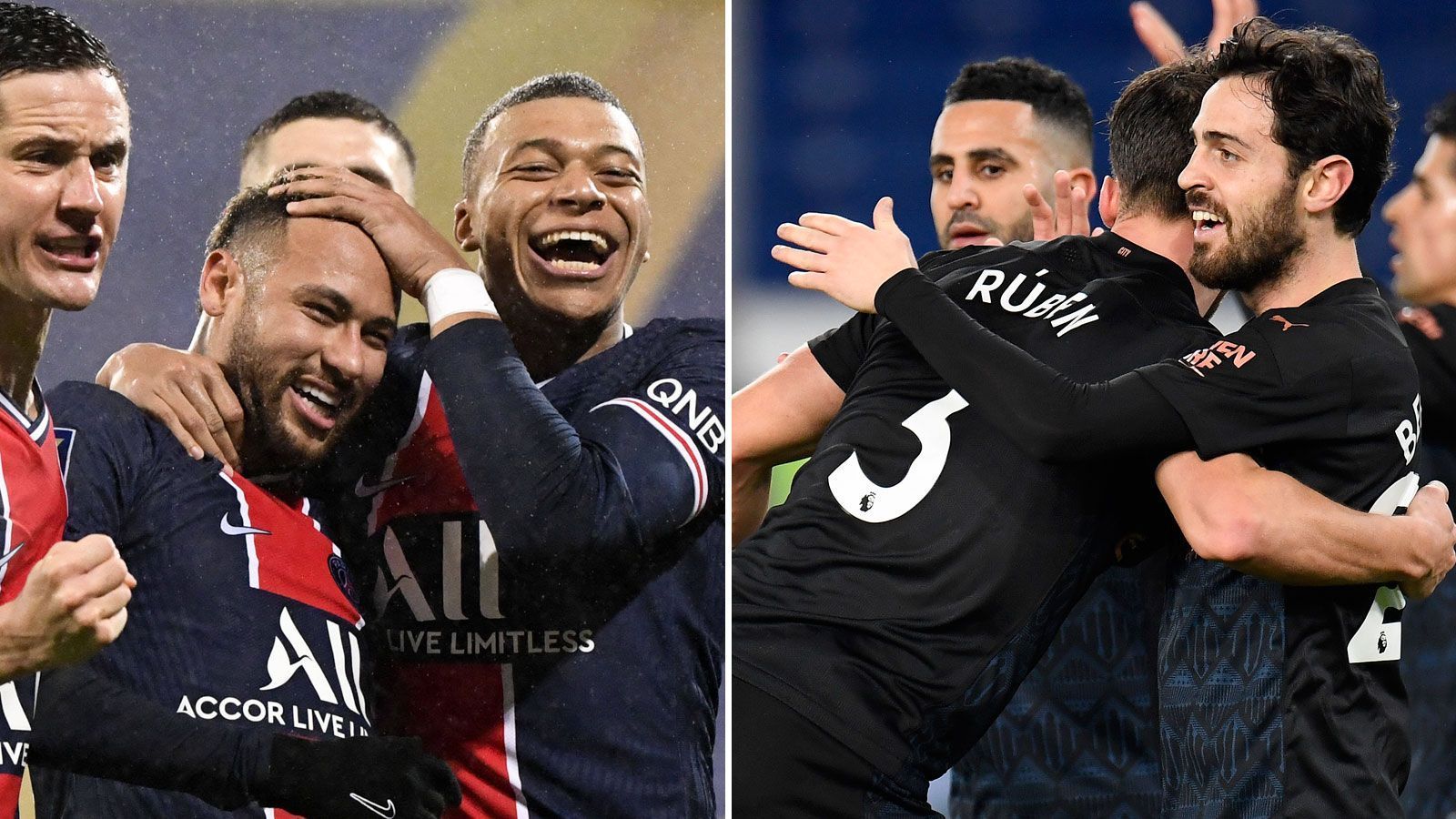 
                <strong>Paris St. Germain und Manchester City im Head-to-Head-Vergleich</strong><br>
                Im Halbfinale der Champions League bekommen es ab 21 Uhr (im Liveticker auf ran.de) Paris St. Germain (l.) und Manchester City miteinander zu tun. Es ist aber nicht nur das Duell Frankreich gegen England, sondern auch Katar gegen Abu Dhabi - denn von dort kommen die Besitzer der Klubs. Für genug Brisanz ist also gesorgt. ran.de schaut beim Head-to-Head-Vergleich aber wie gewohnt rein auf die sportlichen Themen.
              