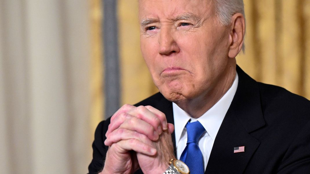 Der scheidende US-Präsident Joe Biden.