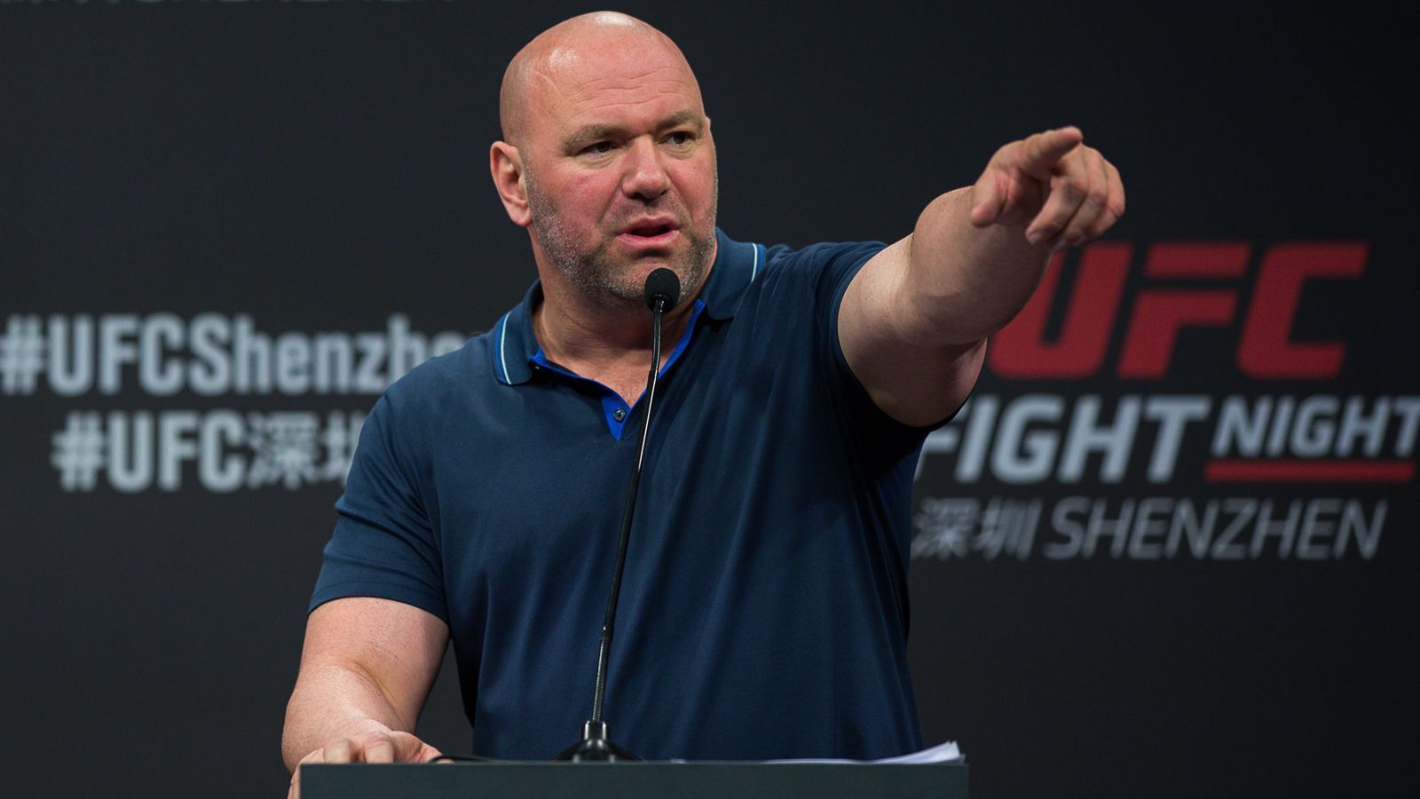 
                <strong>Dana White </strong><br>
                Sport: Kampfsport/ Mixed Martial ArtsFunktion: Präsident der UFC(Ultimate Fighting Championship)
              