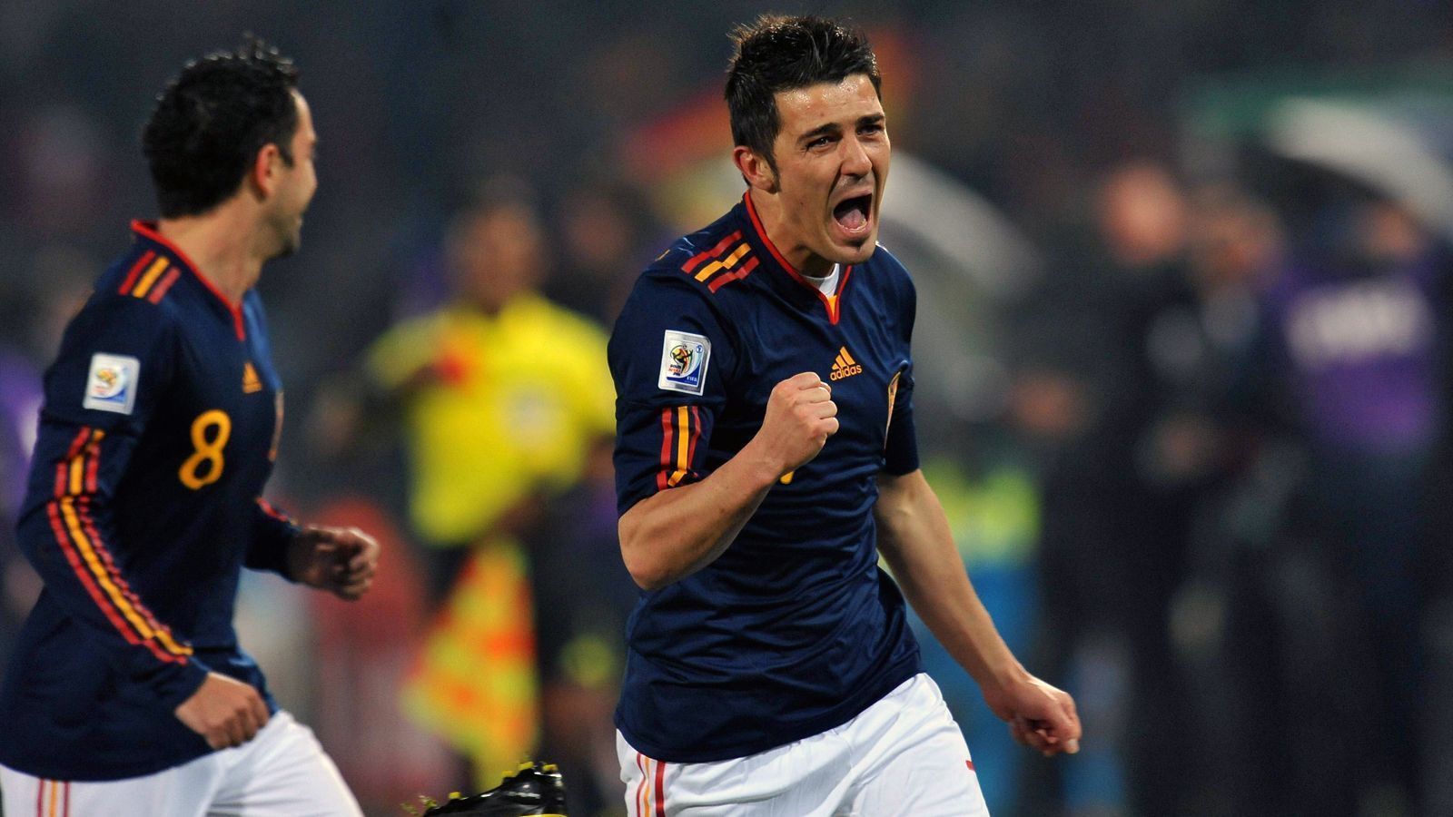 
                <strong>Spanien: David Villa</strong><br>
                &#x2022; Länderspiel-Tore: 59<br>&#x2022; Länderspiele: 98<br>
              