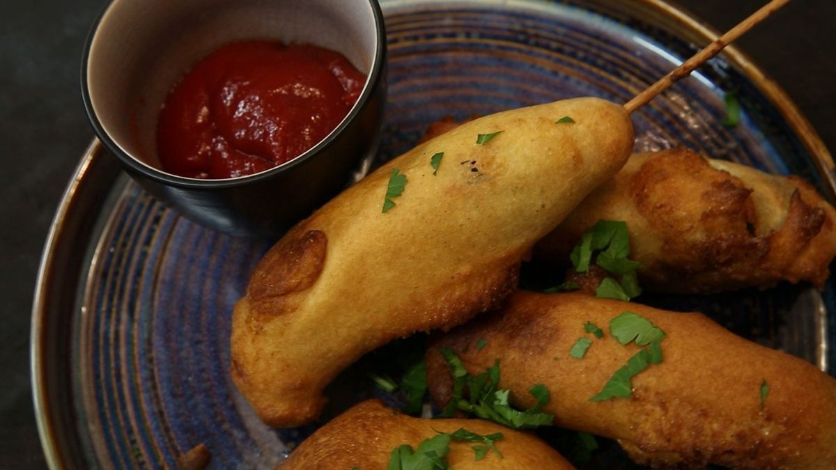 Pickle Corn Dogs