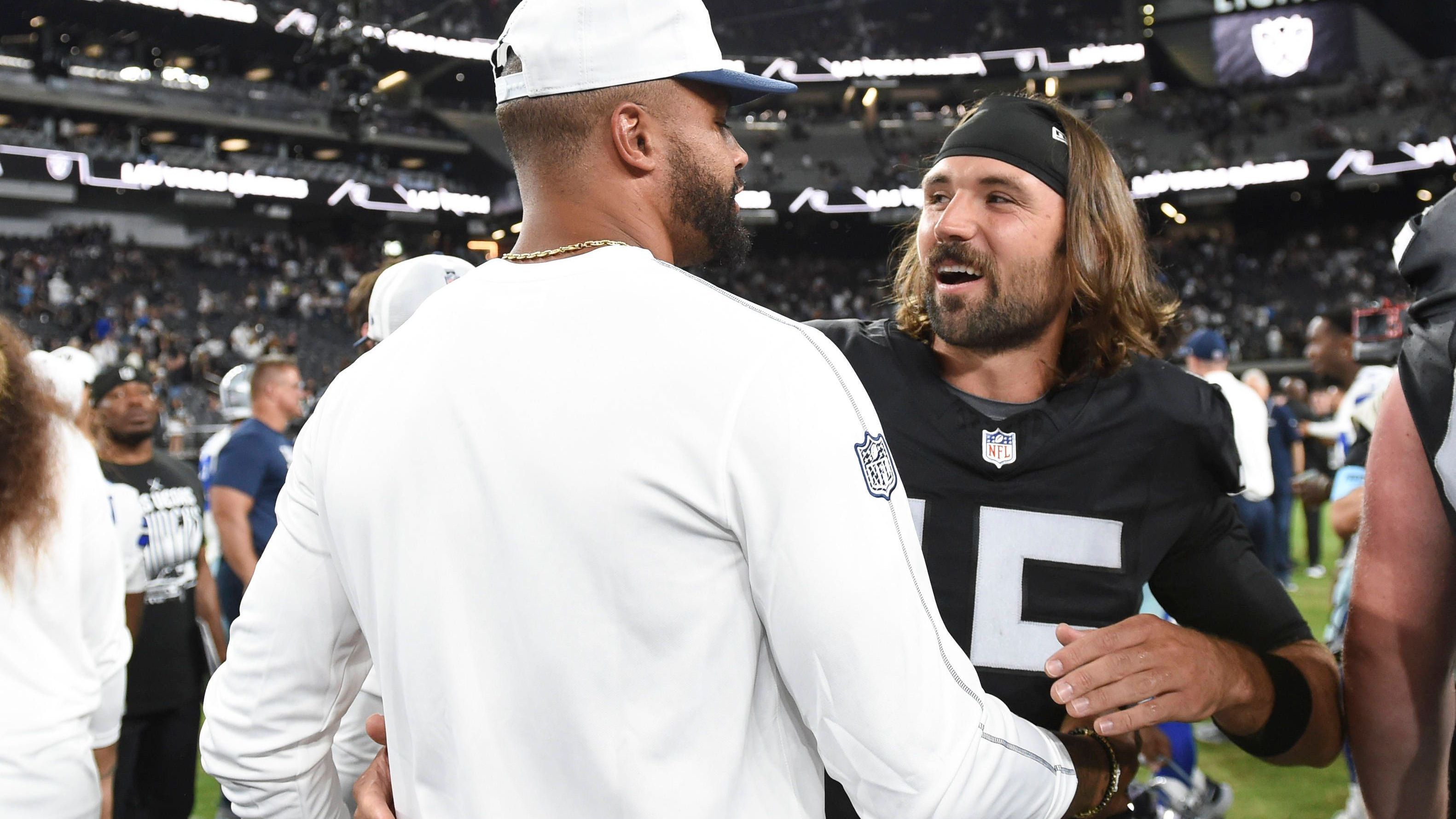 <strong>Platz 29: Gardner Minshew (Las Vegas Raiders)</strong><br>Der Starting Job von Gardner Minshew hängt am seidenen Faden. Das sagen nicht wir, das sagt Head Coach Antonio Pierce. Der stellte nach der peinlichen Niederlage gegen die Carolina Panthers alles und jeden in Frage. Am Ende bleibt Minshew nun mal ein besserer Backup.