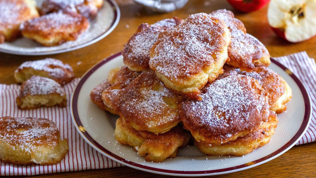 Selbstgemachte Pfannkuchen: Außen knusprig, innen fluffig.