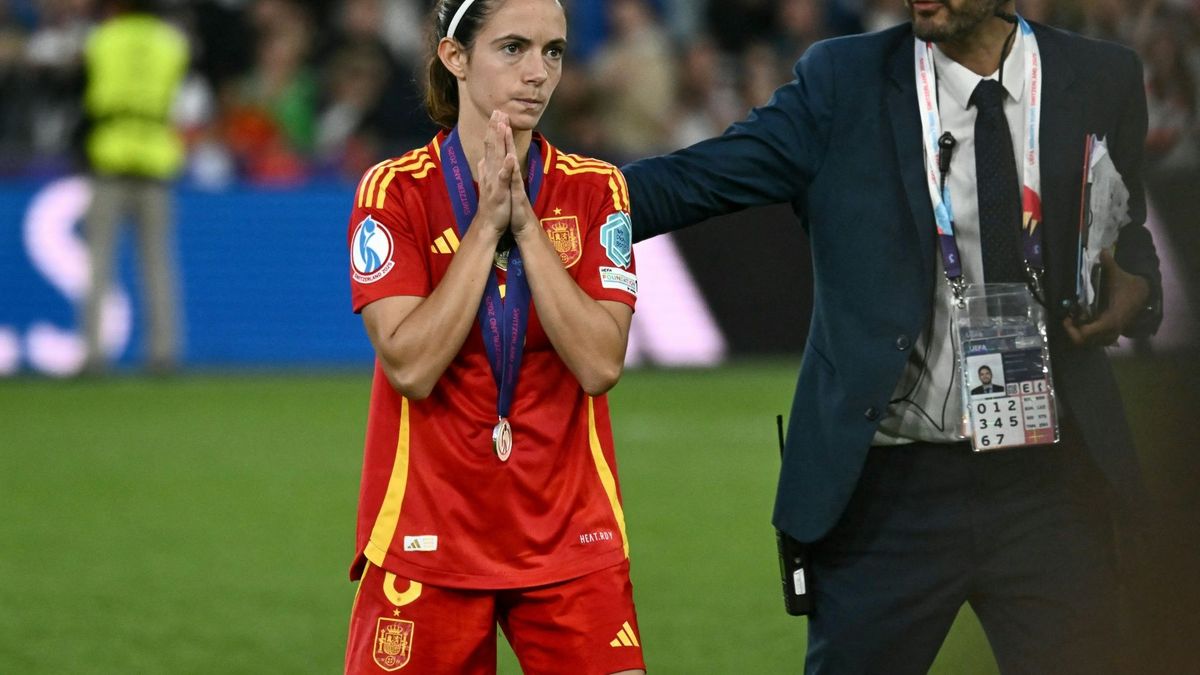 Aitana Bonmatí mit traurigem Blick