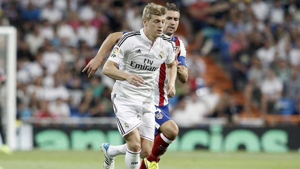 <strong>Spanischer Supercup 2014 gegen Atletico Madrid</strong><br>Nach fünf Finalsiegen in Folge riss Kroos' Serie im nationalen Supercup gegen Atletico Madrid. Reals Lokalrivale gewann gegen die "Galaktischen" im Rückspiel mit 1:0. Dabei kam Kroos zu einem 45-Minuten-Einsatz. Im Hinspiel (1:1) spielte der frischgebackene Weltmeister noch durch.
