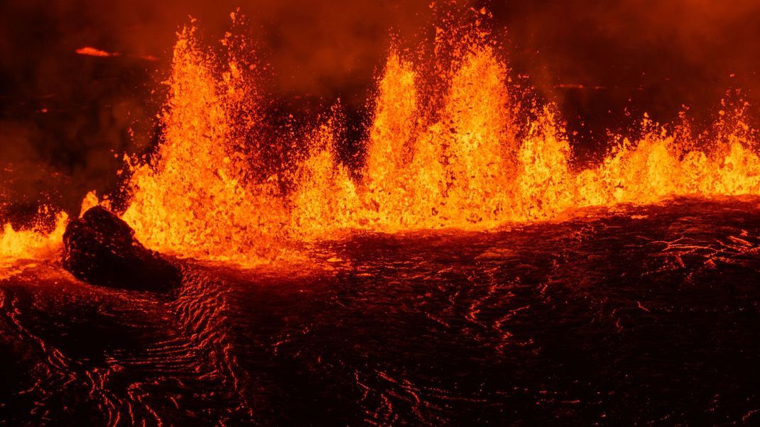 Glühendes Naturspektakel: Eben ereignete sich der zehnte Ausbruch auf Island innerhalb von nur drei Jahren.