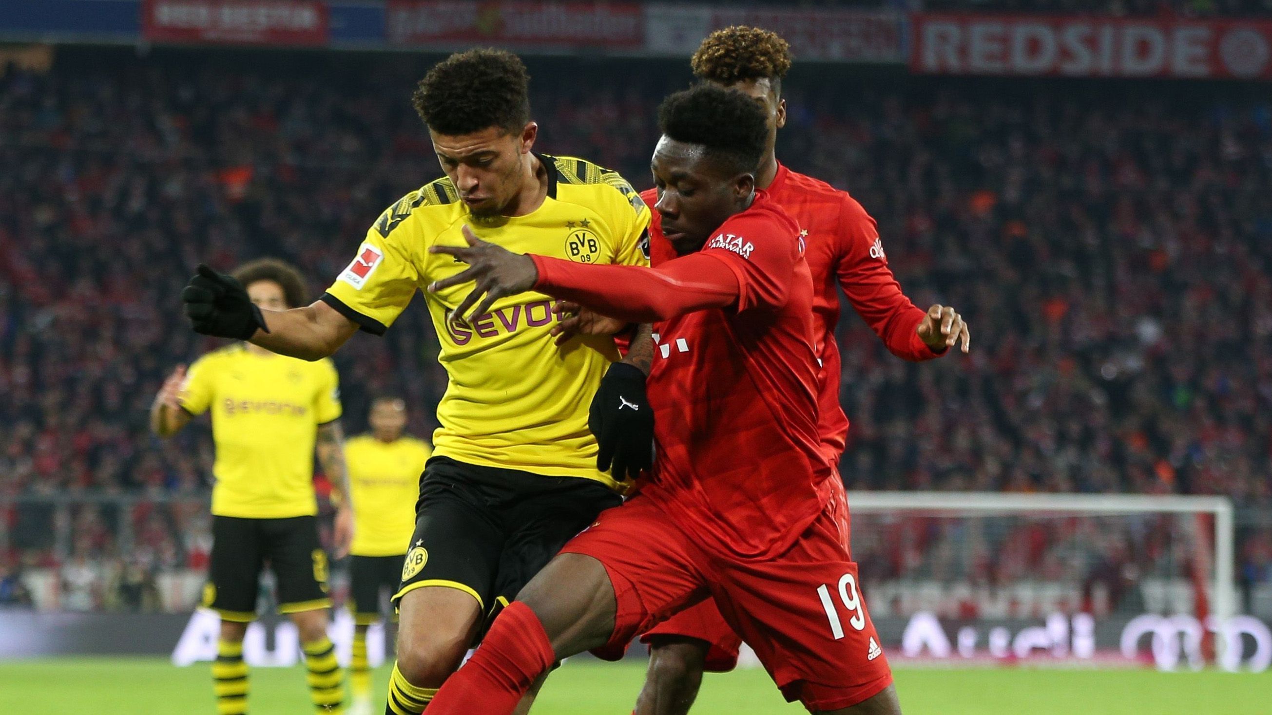 
                <strong>Alphonso Davies</strong><br>
                Überragende Leistung, dabei hatten die Dortmunder seine linke Seite ursprünglich als Schwachpunkt auserkoren. Gewinnt gegen Hakimi und Sancho in der ersten Halbzeit jeden Zweikampf, schaltet sich im Verlauf der Partie auch offensiv immer häufiger ein. Harmoniert hervorragend mit Coman auf der linken Seite. Auch seine Flanken sorgen stets für Gefahr. ran-Note: 1
              