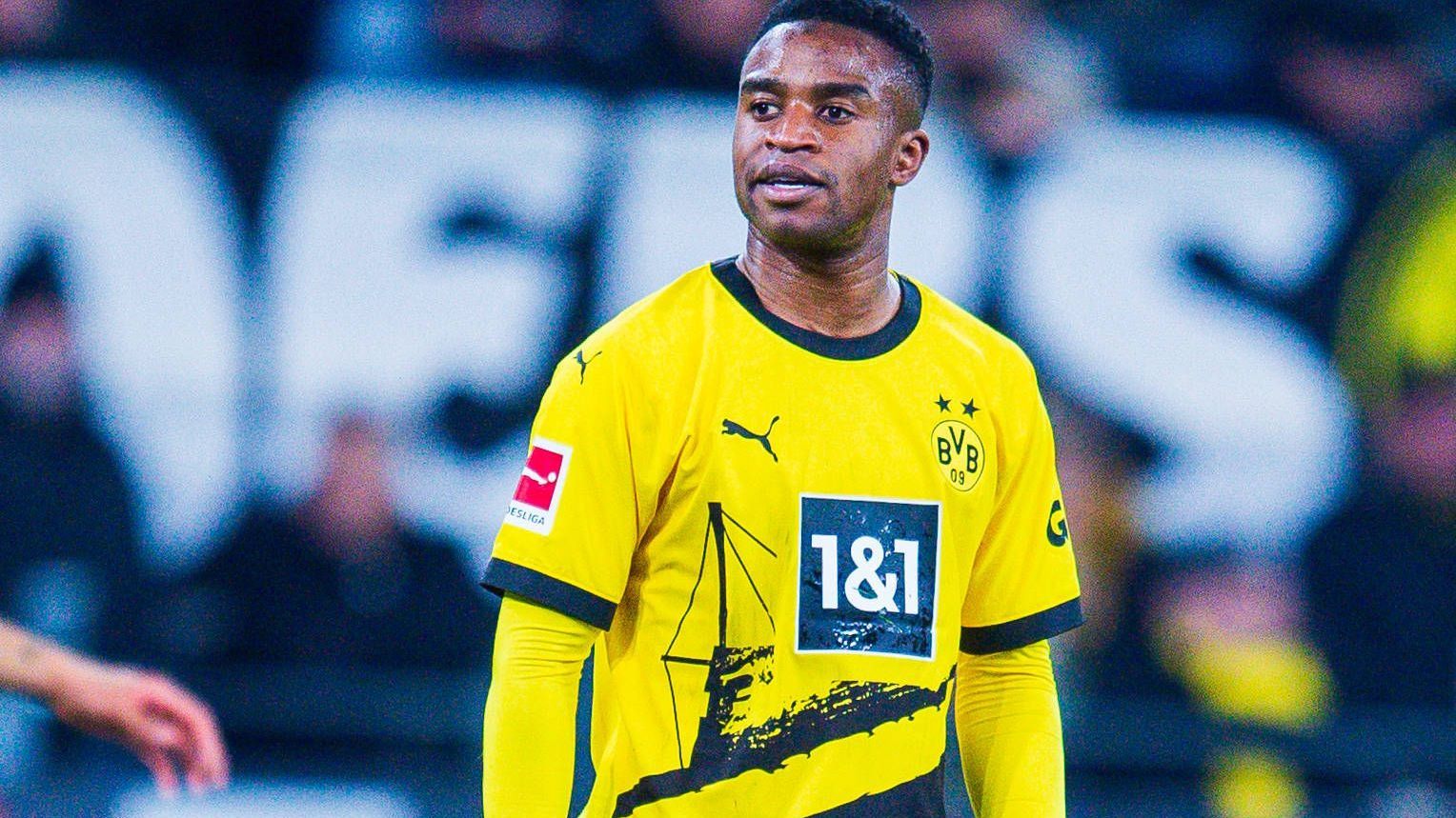 <strong>Platz 15 (geteilt): Youssoufa Moukoko</strong><br>Verein: Borussia Dortmund<br>Marktwertentwicklung: -5 Millionen Euro (-16,7%)<br>Aktueller Marktwert: 25 Millionen Euro