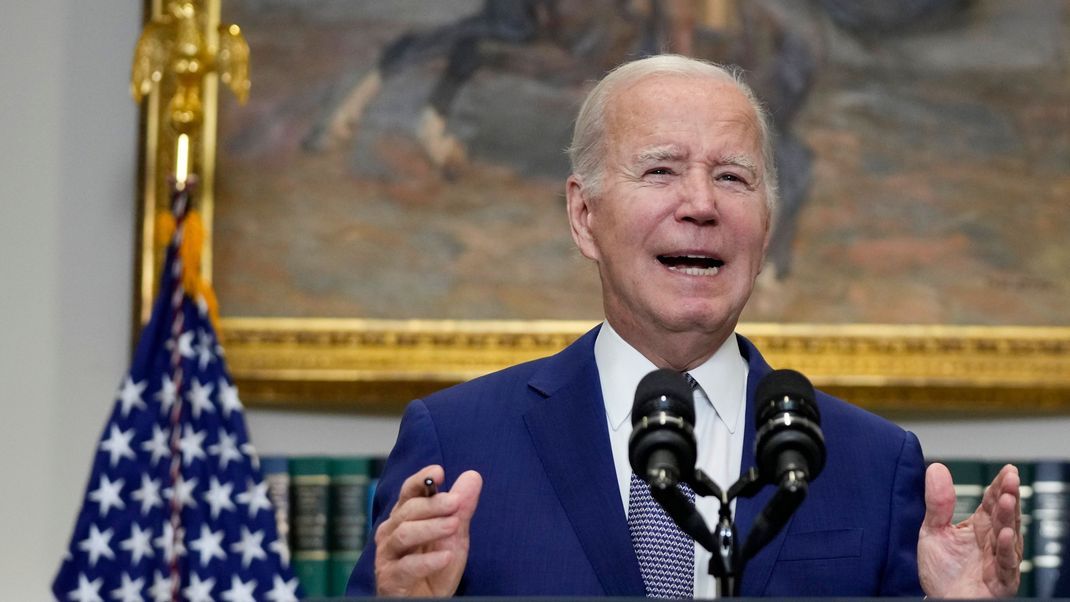 In einer Rede in Washington drängte US-Präsident Joe Biden den Kongress zum Beschluss neuer Hilfen für die Ukraine.
