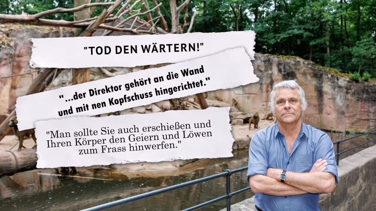 Der Direktor des Tiergarten Nürnberg erhält Morddrohungen.