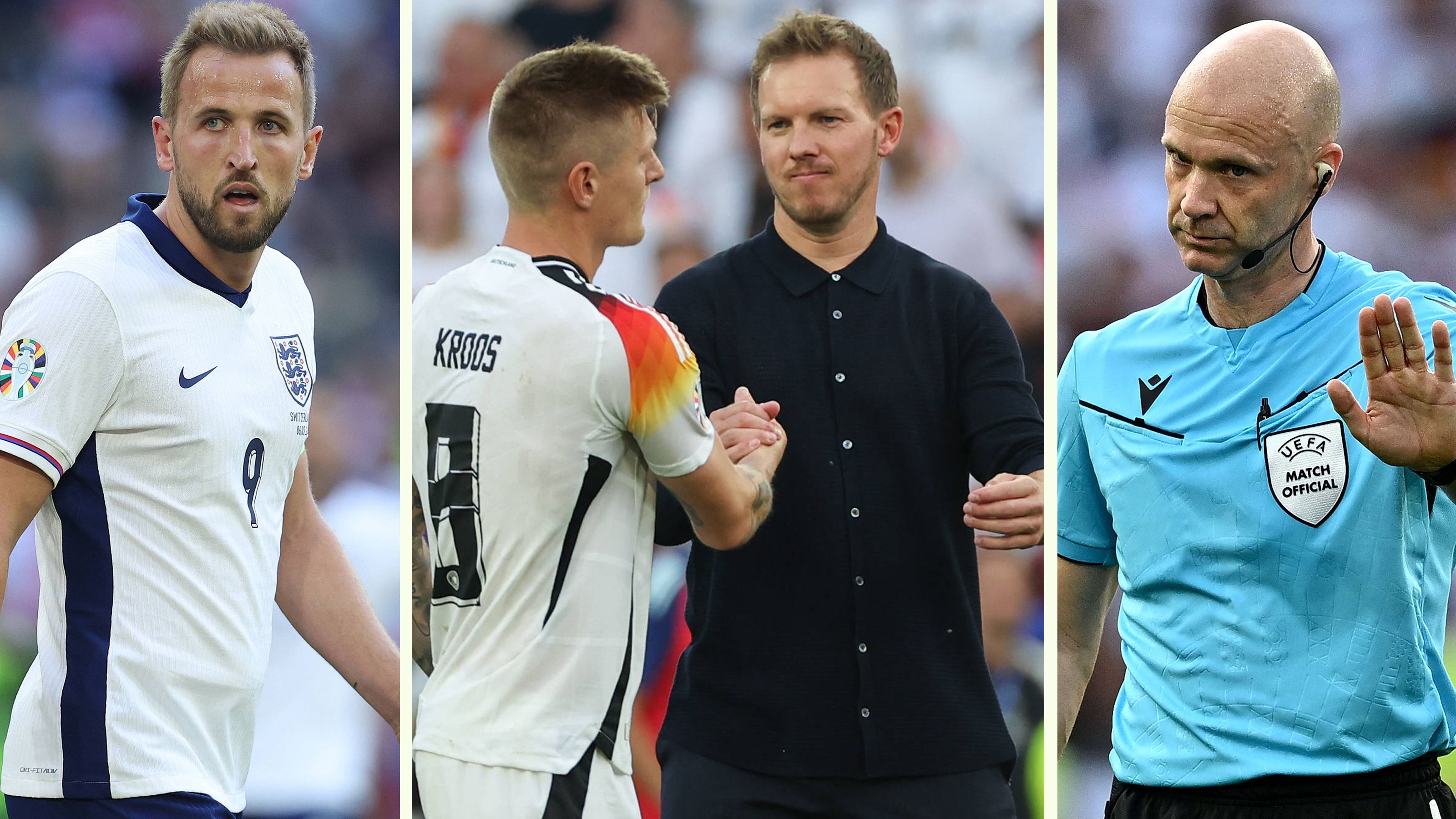 <strong>Gewinner und Verlierer des EM-Viertelfinales</strong><br>Hat Harry Kane vielleicht einen weniger talentierten Zwillingsbruder, der für ihn die EM spielt? Und wie konnte Anthony Taylor nicht sehen, was ein ganzes Stadion gesehen hat? Wurde die Rolle der Elfmetertrottel von den Engländern an die Schweizer weitergegeben? Die Antworten gibt <em><strong>ran</strong></em> in den Gewinnern und Verlierern des Viertelfinales der Europameisterschaft.