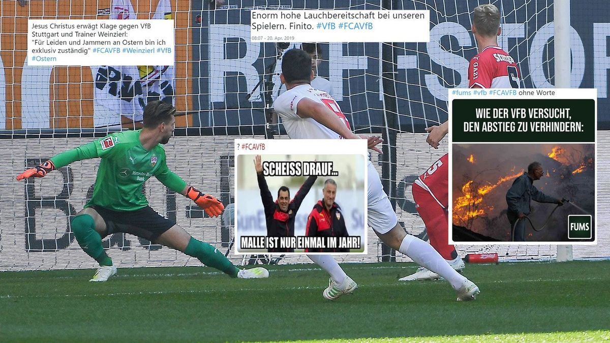 Augsburg gegen Stuttgart