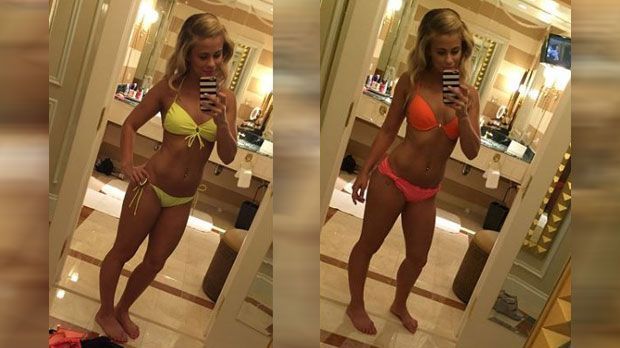 
                <strong>Paige VanZant</strong><br>
                Auf Instagram zeigt die Amerikanerin ihren Fans, wie fit sie ist.
              