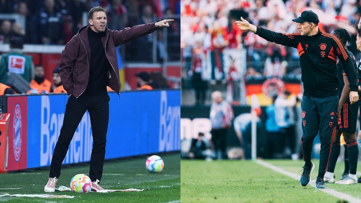 
                <strong>Trainerwechsel der Saison: Nagelsmann/Tuchel (Bayern München)</strong><br>
                Alles begann mit einem Tweet. Der internationale Transferexperte Fabrizio Romano twitterte am 23. März, der FC Bayern denke ernsthaft über eine Ablösung von Coach Julian Nagelsmann nach. Das Gerücht wird bald zur Nachricht - und schlägt ein wie eine Bombe. Nagelsmann weiß von nichts und wird im Skiurlaub mit seiner Freundin kalt erwischt. Wenige Tage später wurde in der Allianz Arena Thomas Tuchel vorgestellt. 
              