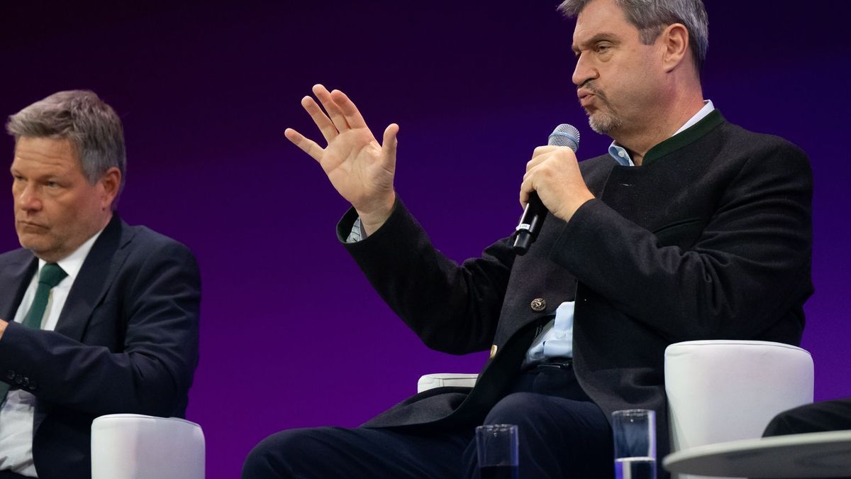 Robert Habeck und Markus Söder