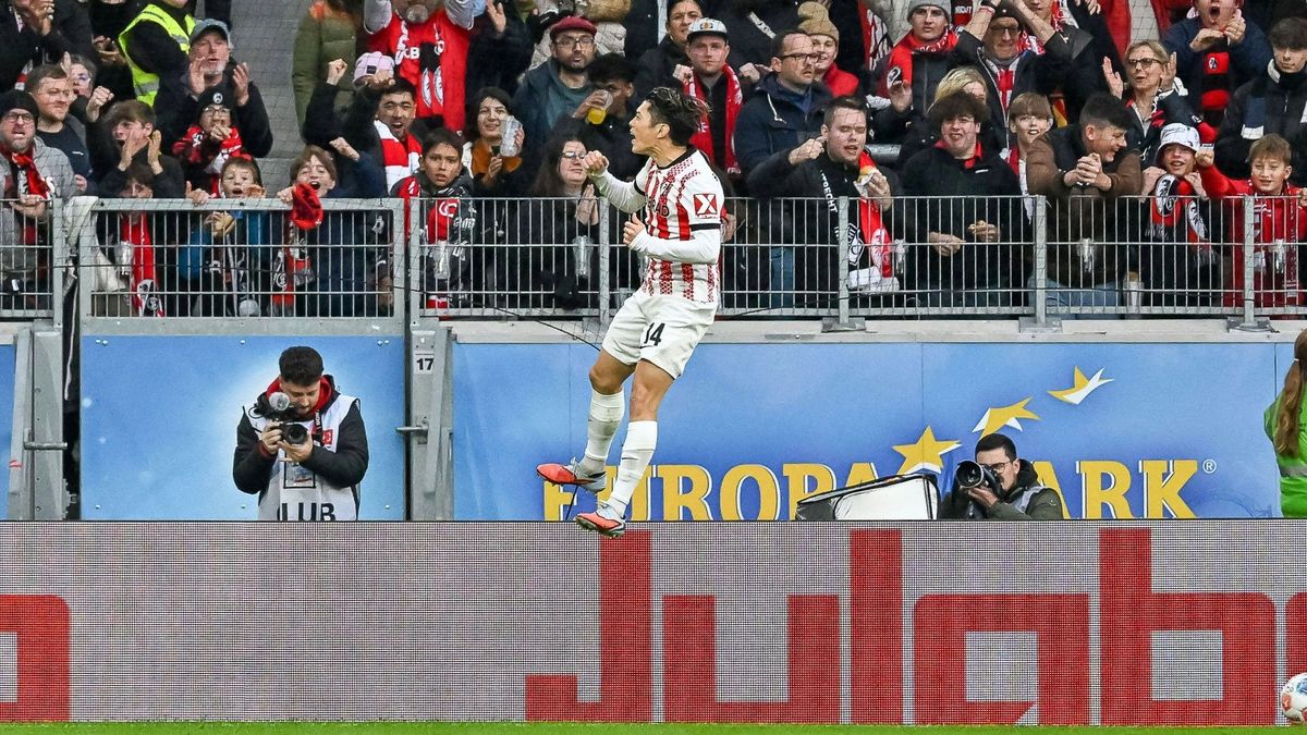 Yuito Suzuki bejubelt sein erstes Bundesligator