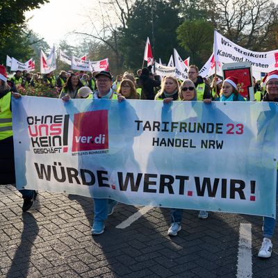 Streik im Einzelhandel