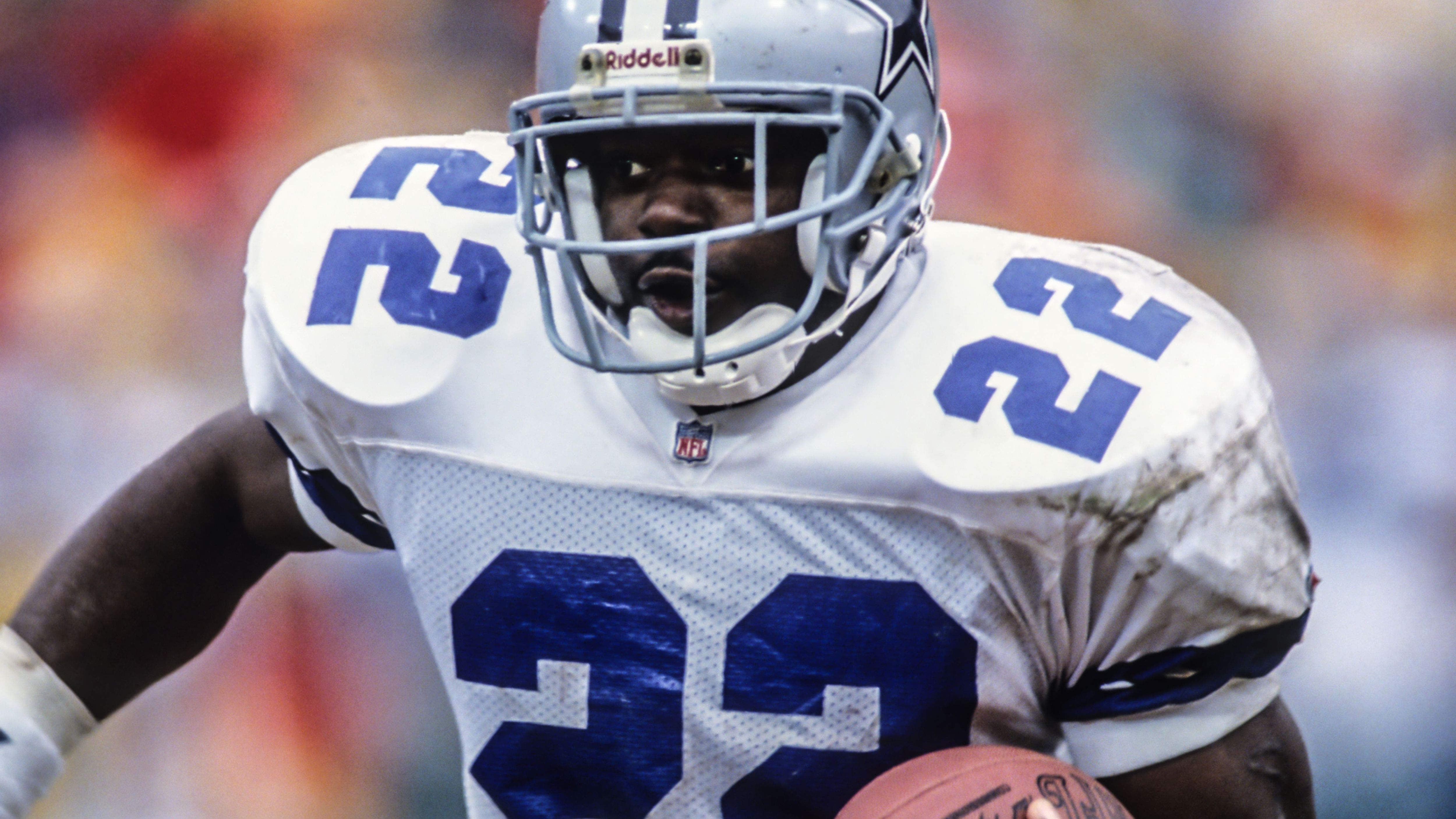 <strong>Platz 17 (geteilt): Dallas Cowboys (ein MVP-Titel)</strong><br>Emmitt Smith (Running Back/ 1993)<br>seit 1960 in der NFL dabei