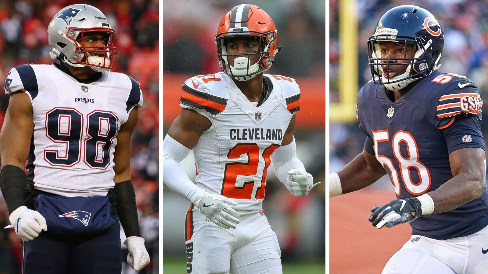 
                <strong>Diese Spieler sind nicht vertreten</strong><br>
                Diese Spieler haben es unverdienterweise nicht in die Top 100 geschafft: Roquan Smith, Denzel Ward, Trey Flowers, Landon Collins, Richard Sherman, Tarik Cohen
              