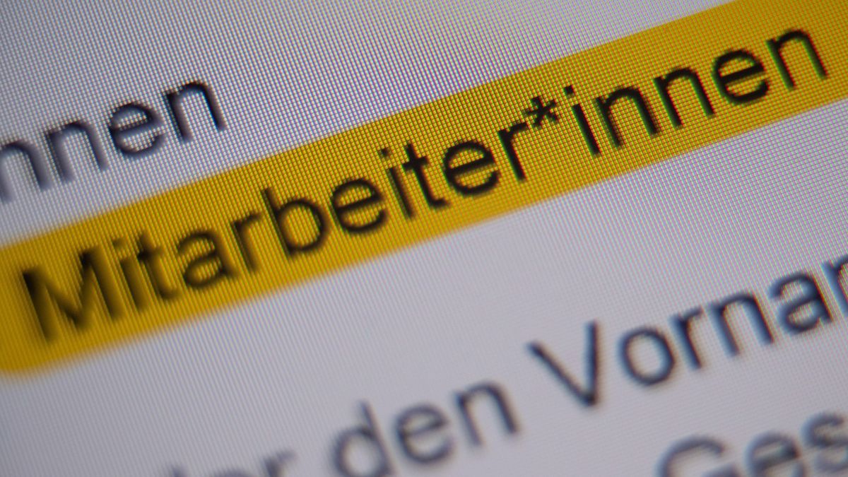 Farbig markierte Anrede "Mitarbeiter*innen" in der Handreichung "Hinweise zur Umsetzung der geschlechtersensiblen Sprache für die Verwaltung der Landeshauptstadt Stuttgart"