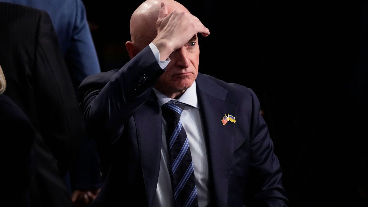4. März 2025: Senator Mark Kelly im US-Kapitol in Washington 