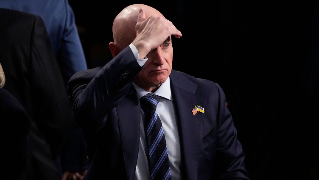 4. März 2025: Senator Mark Kelly im US-Kapitol in Washington 