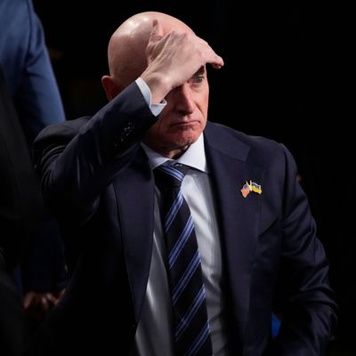 4. März 2025: Senator Mark Kelly im US-Kapitol in Washington 