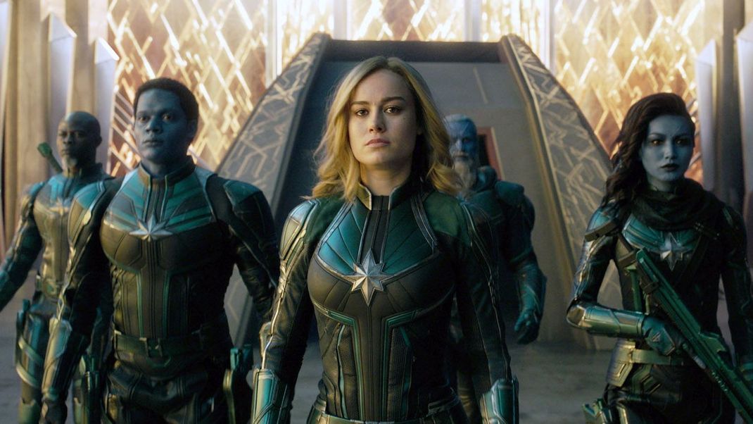 "Captain Marvel" mit Brie Larson, Jude Law und Gemma Chan heute im Free-TV oder im Joyn Livestream.