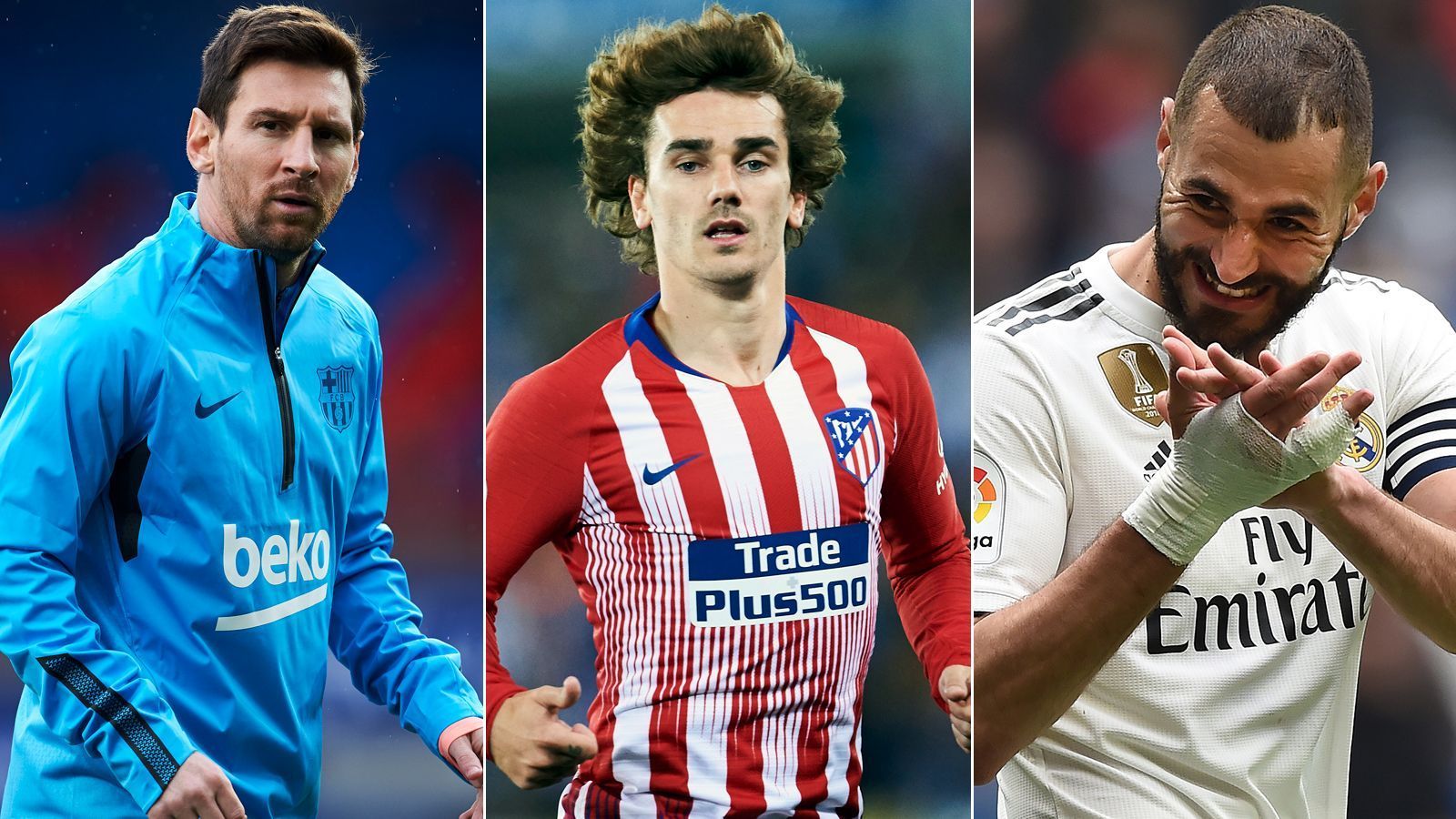 
                <strong>Die höchsten Ausstiegsklauseln der Welt: Griezmann reiht sich vor Messi ein</strong><br>
                Der FC Barcelona hat die Verpflichtung von Weltmeister Antoine Griezmann (Mi.) von Atletico Madrid bestätigt - inklusive einer extrem hohen Ausstiegsklausel. ran.de zeigt die Spieler mit den höchsten Ausstiegsklauseln in ihren Verträgen. (Stand: 12. Juli 2019)
              