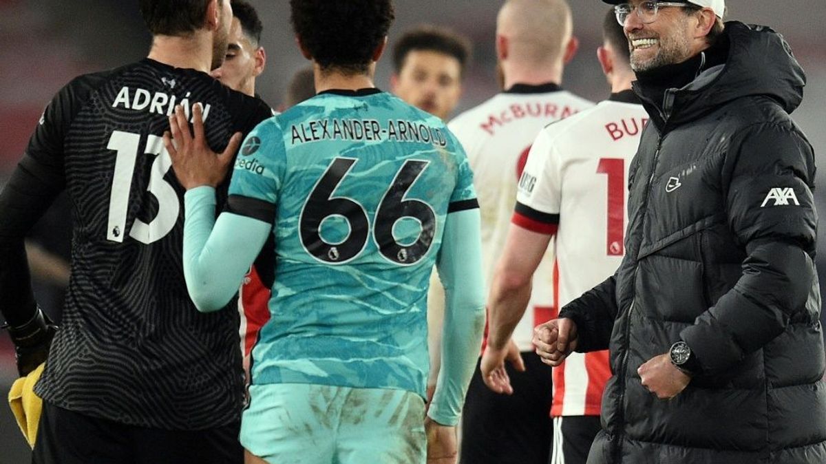 Jürgen Klopp und die Reds bleiben in Schlagdistanz