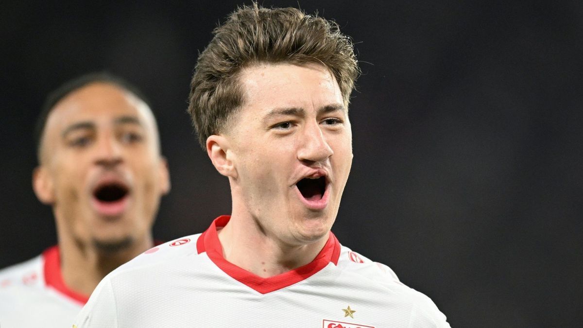 Angelo Stiller jubelt für den VfB - wie lange noch?