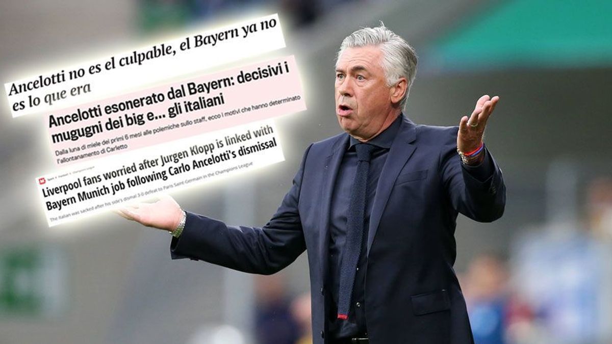Auch in Italien, Spanien und England wurde der Ancelotti-Rauswurf thematisiert