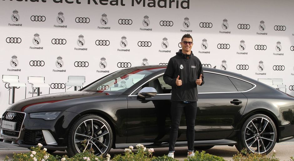 
                <strong>Real Madrid & Audi</strong><br>
                Cristiano Ronaldo (Sturm)Auto: Audi RS 7
              
