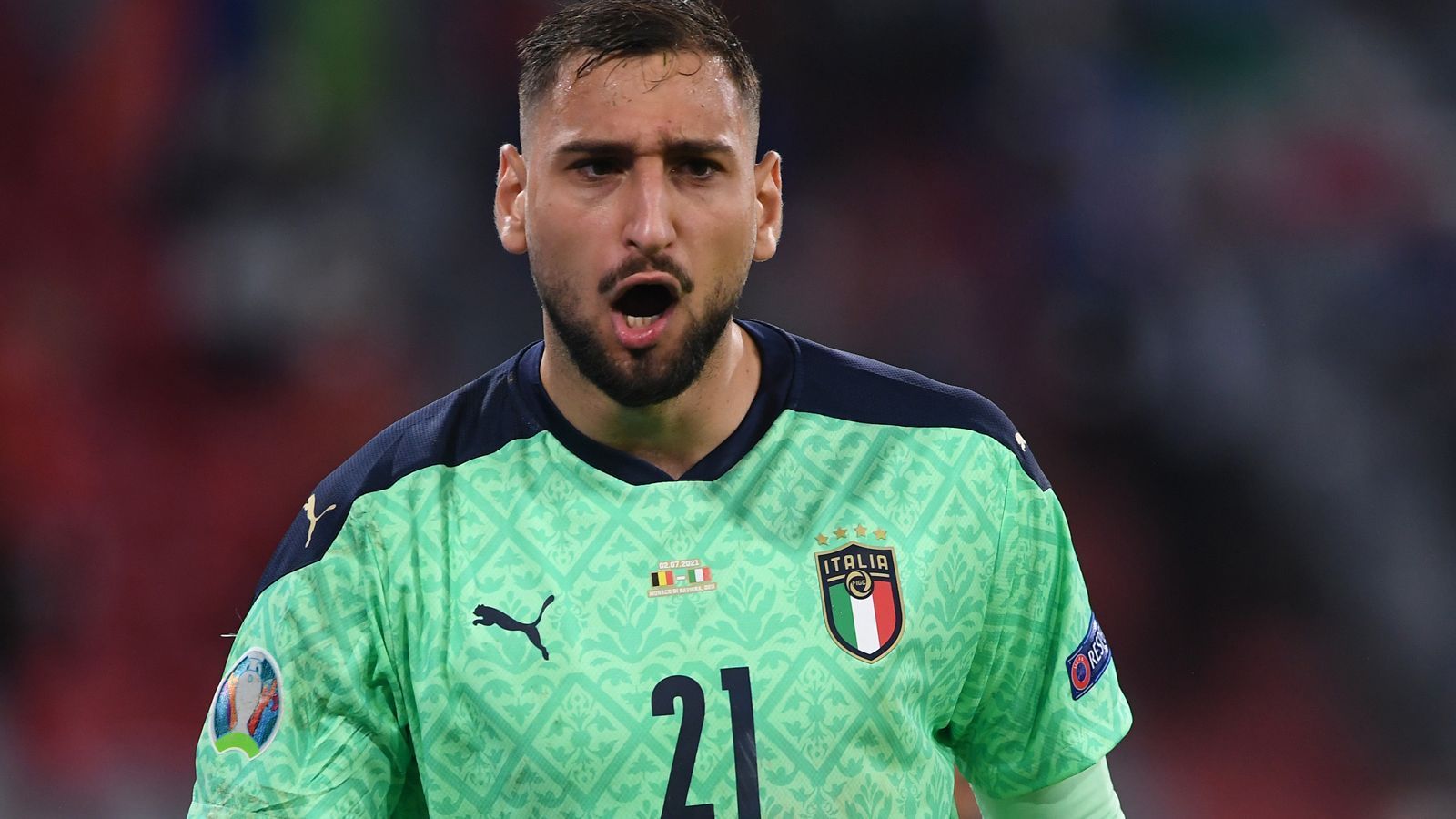 
                <strong>Gianluigi Donnarumma (Italien)</strong><br>
                Alter: 22 Jahre -Verein: AC Mailand -Länderspiele: 31 -Gegentore bei der EM: 2 -EM-Spiele zu Null: 3
              